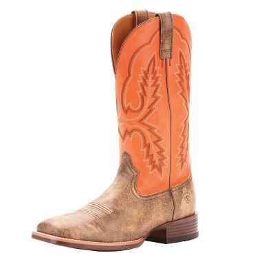 Ariat Pecos - Western Laarzen Bruin / Oranje Heren - 41910-348